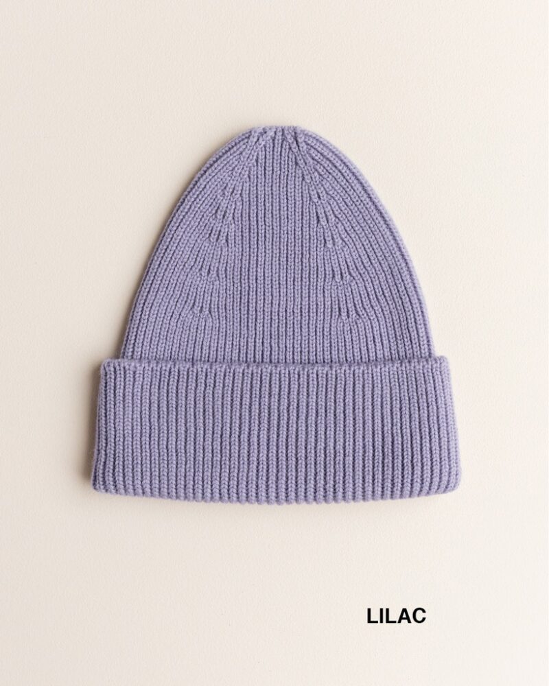 Hvid - Beanie kids - Lilac 6m-2jaar