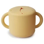 Mushie - Snack cup - Pale daffodil