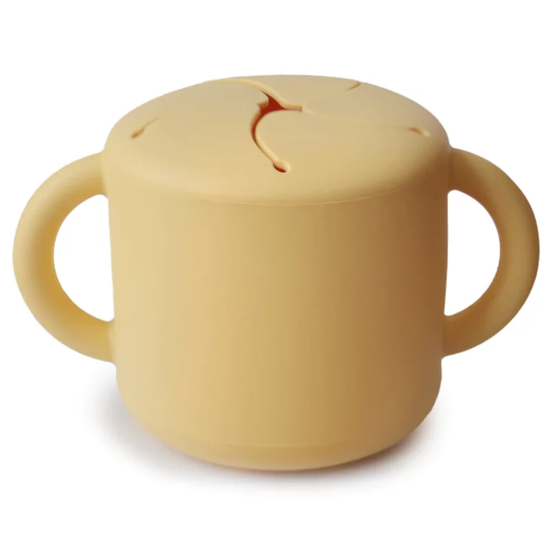 Mushie - Snack cup - Pale daffodil