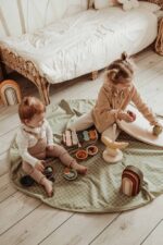 Play&Go - Organic Grid Green Storage Bag