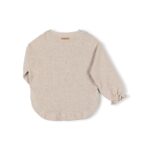 Nixnut - Ruffled sweater beige