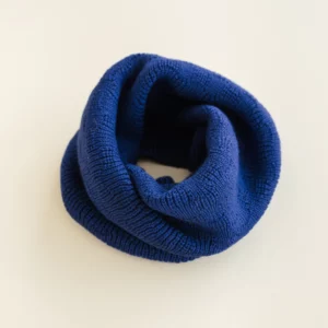 Hvid - Tube scarf gigi - Cobalt blue