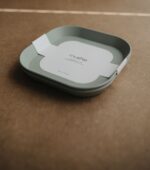 Mushie - Square plate 2-pack sage