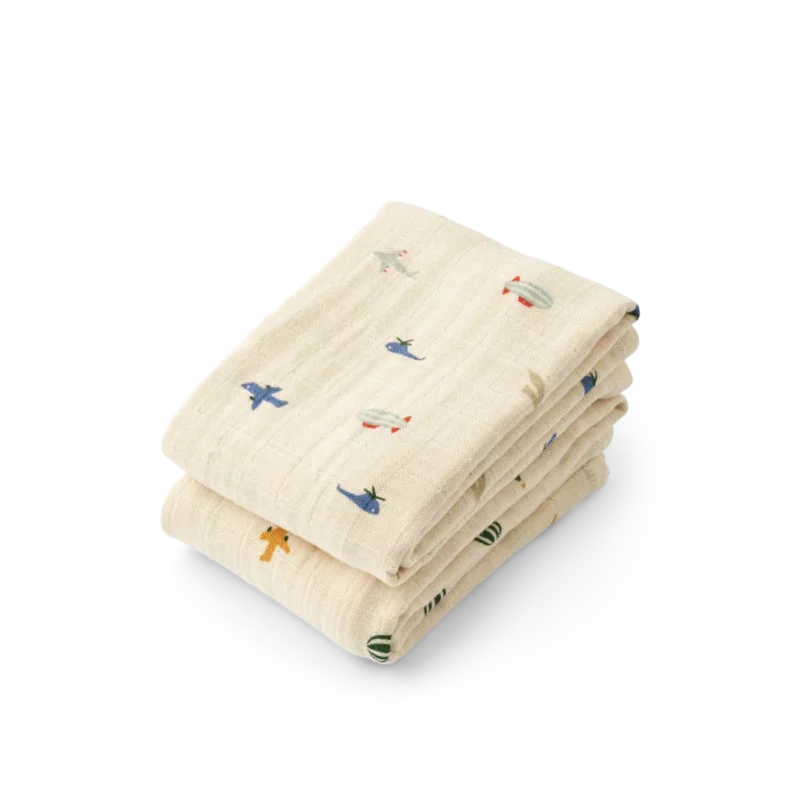 Liewood - 2pack muslin doeken - Aviator
