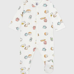Petit Bateau - Babypyjama in tubic met print