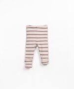 Play Up - Striped jersey legging amora