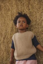 Hvid - Vest Harvey - Sand 4 jaar