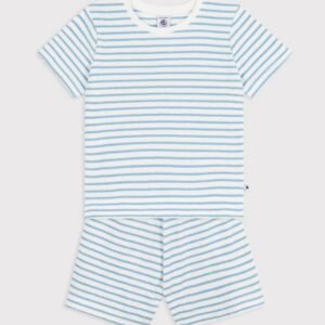 Petit Bateau - Kinderpyjama in badstof met strepen