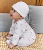 Petit Bateau - Babypyjama in tubic met print