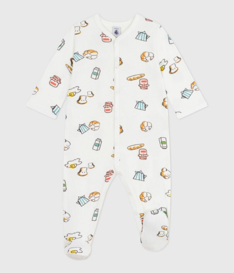 Petit Bateau - Babypyjama in tubic met print