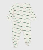 Petit Bateau - Babypyjama met krokodillenprint