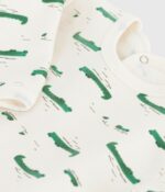 Petit Bateau - Babypyjama met krokodillenprint