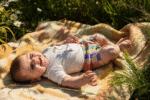 Sproet&Sprout - Rib baby shorts stripes
