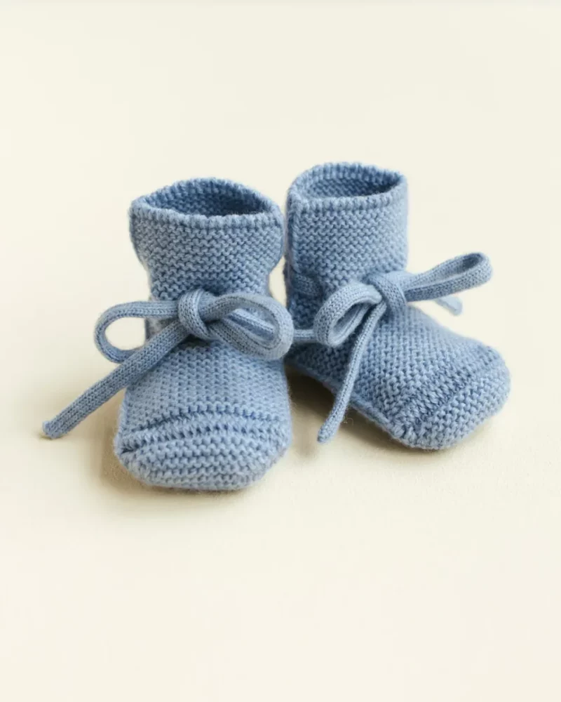 Hvid - Booties light blue - 9/15 maanden