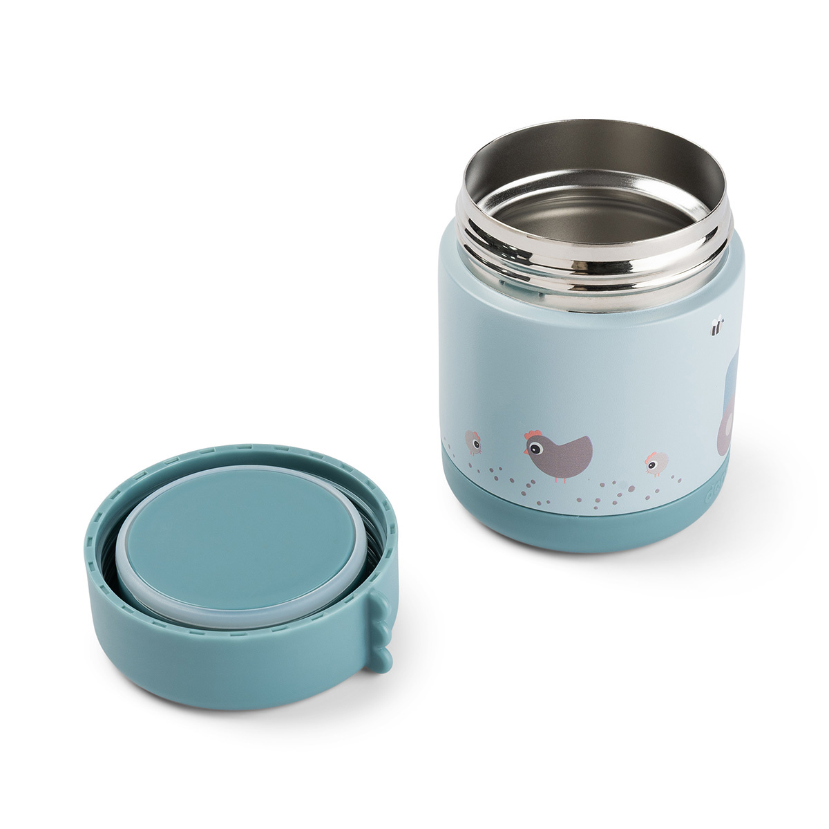 Done By Deer - Food jar - Tiny farm blue