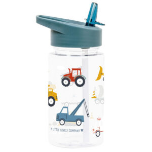 Little Lovely Company - Drinkfles 450ml tritan - Voertuigen