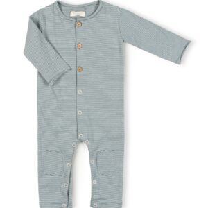 Nixnut - Butt onesie - Snow stripe