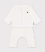 Petit Bateau - Babyset met hartje