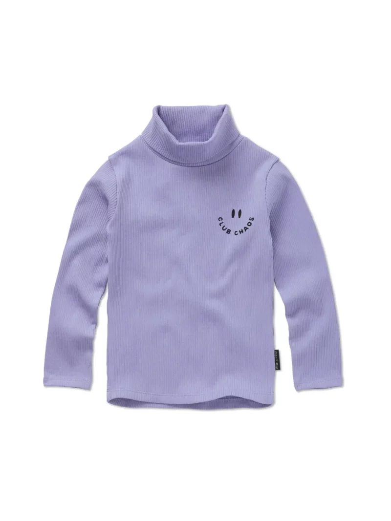 Sproet&Sprout - Rib turtle neck purple