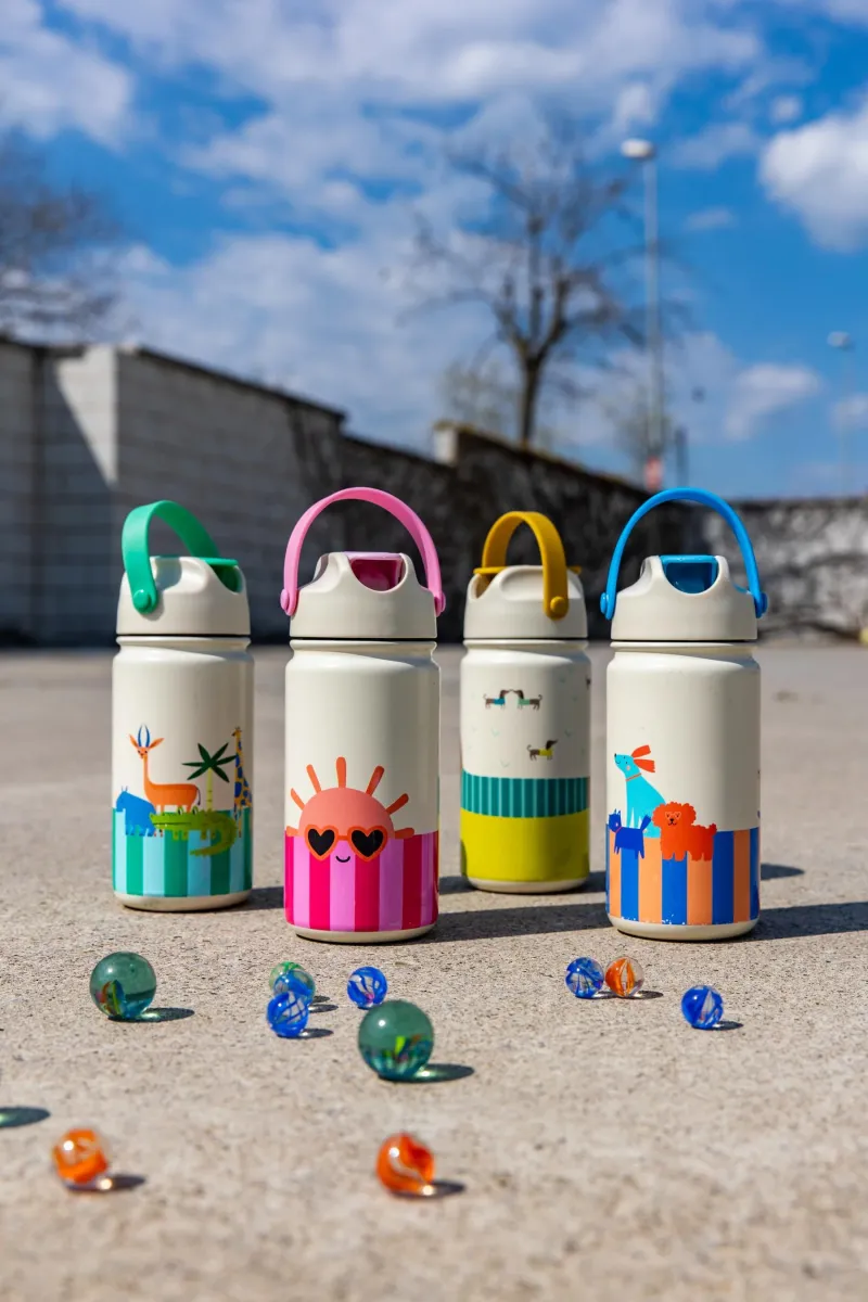 The cotton cloud - Drinkfles Woof gang 420 ml