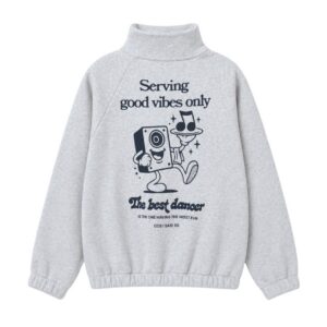 Cos I Said So - Zip sweater good vibes only