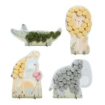 Little Dutch - Knutselset pompons - Safari friends