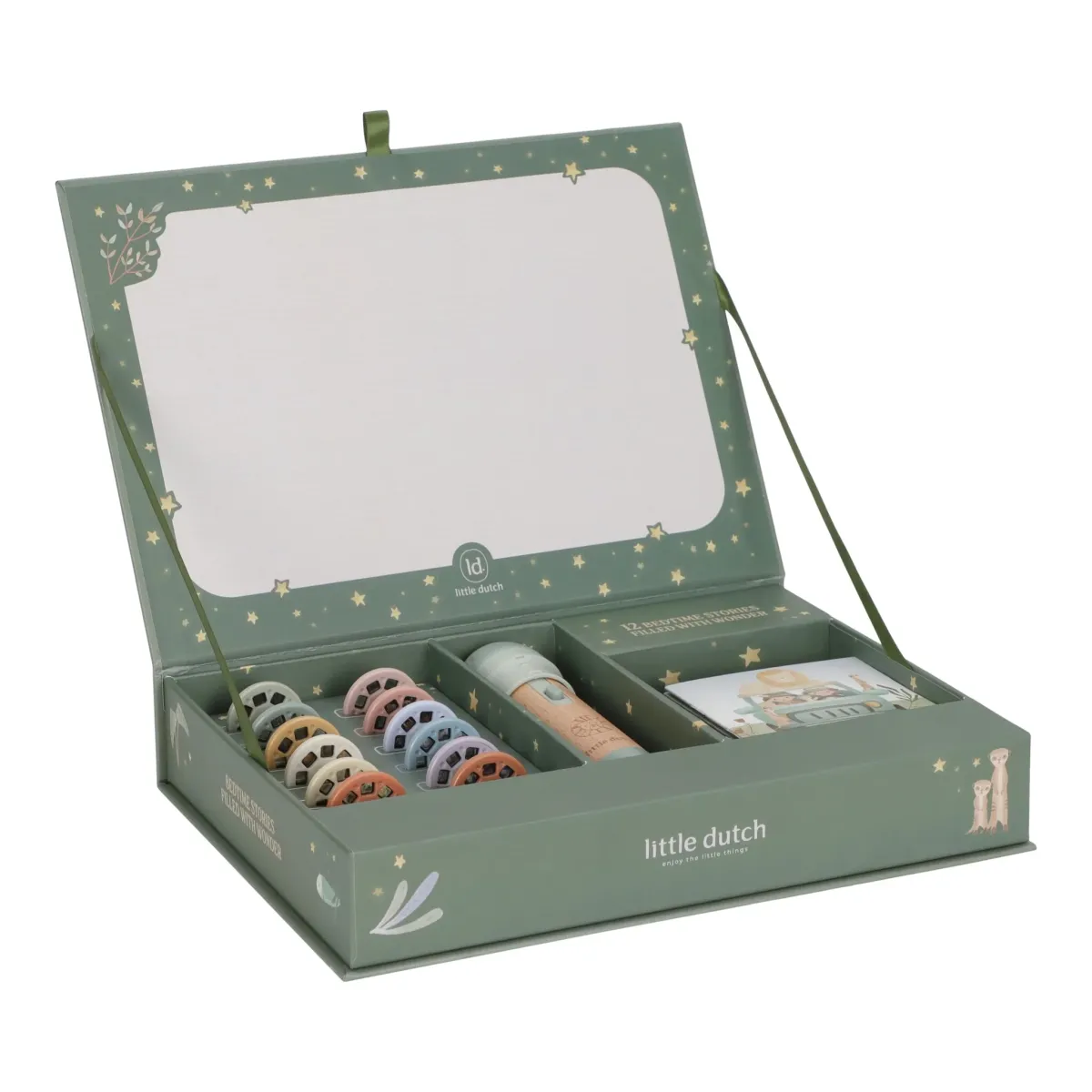 Little Dutch – Verhalen projector zaklamp – Groen