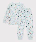 Petit Bateau - Kinderpyjama van velours met sterrenprint