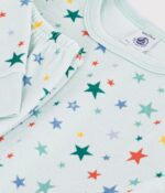 Petit Bateau - Kinderpyjama van velours met sterrenprint