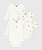 Petit Bateau - Set body's met berenprint