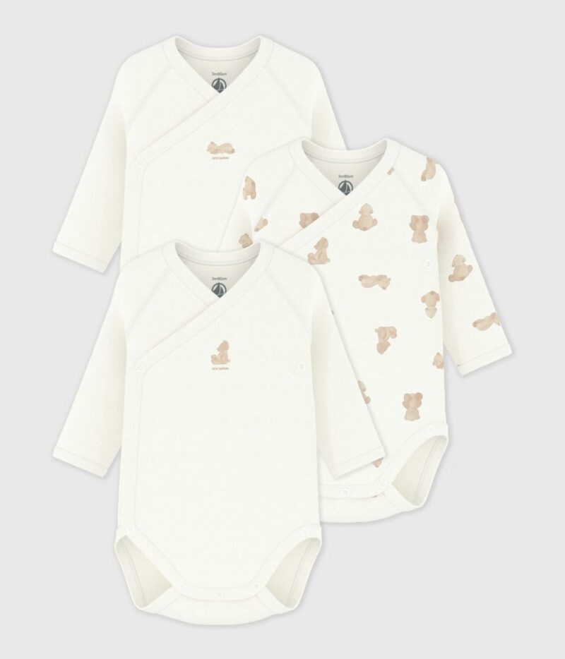 Petit Bateau - Set body's met berenprint