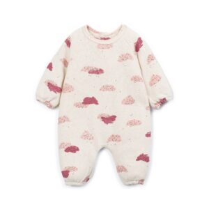 Play Up - Printed jersey jumpsuit clouds