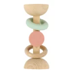 Trixie - Houten rammelaar met silicone ringen - Mrs. Cat