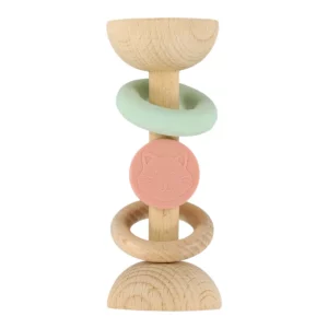 Trixie - Houten rammelaar met silicone ringen - Mrs. Cat