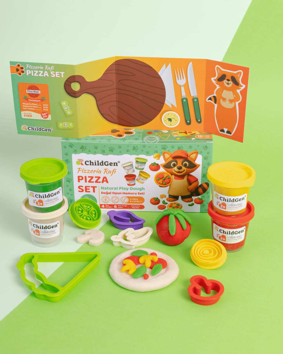 Childgen - Play Dough paw pals series - Pizza set