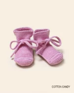 Hvid - Booties cotton candy - newborn