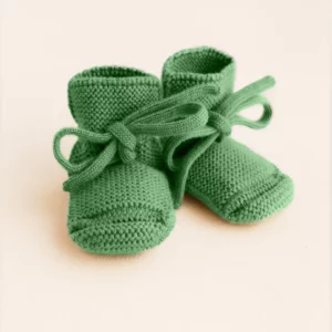 Hvid - Booties grass - newborn
