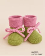 Hvid - Booties lime pop/cotton candy 9-15 maanden