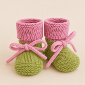 Hvid - Booties lime pop/cotton candy 9-15 maanden