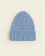 Hvid Beanie kids - Light blue 6/10 jaar