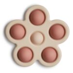Mushie - Flower press toy - Rose