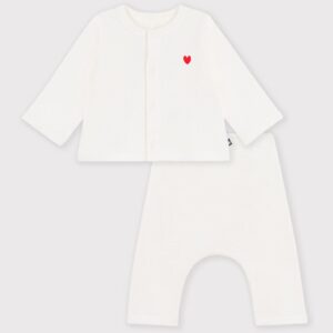 Petit Bateau - Babyset met hartje